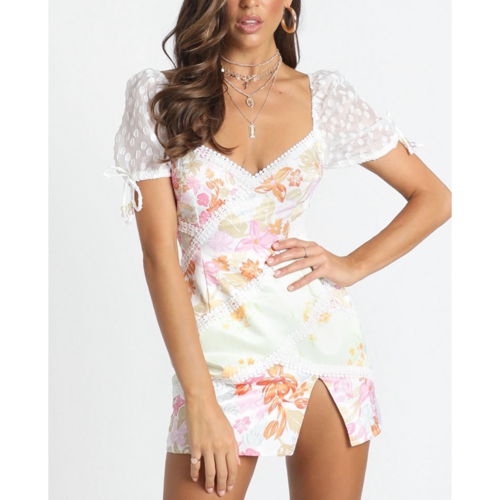 Showpo Moonlight Run dress in floral multi